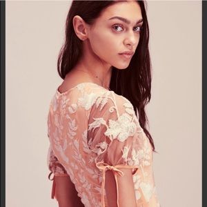 Free people peach dress